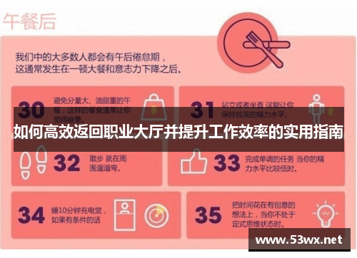 如何高效返回职业大厅并提升工作效率的实用指南